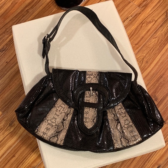 Roberto Vianni Handbags - Vintage Snakeskin Roberto Vianni Purse